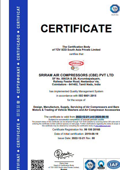 TUV Certificate